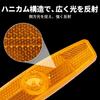 BULLSPANN Bicycle Reflector Reflector Spoke Reflector Set of 4 11.4x2.8x1cm