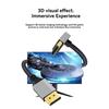 4K 60Hz Video Cable Fast Speed Braided with Male To Male Extension Connectors for Computer Graphics