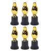 6pcs Gold     5.11 Inch Plastic Award   Trophies for Adults Sports Events Party Classroom Prize Games