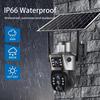 Drie Lenzen 10x Zoom Zonnecamera's WiFi Buitenbewaking 6K 12MP Draadloze CCTV IP Camera 360 PTZ Externe Beveiligingscamera V380