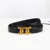 2024 Women's Versatile Black Waist-Cinching Korean Style Fashion Belt