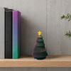Travel Fidget Gadget 3D Printed Christmas Tree Toy, Lightweight Mini Desktop Ornament, Anxiety Relief Spinner Decompression Hand Toy for And