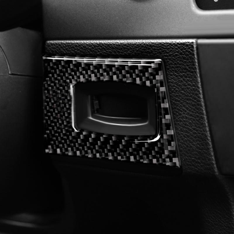 Kohlefaser Für BMW E90 E92 E93 2005-2012 Auto Mittelkonsole CD-Panel Verkleidung Aufkleber Tuning Abdeckung Dekor Auto Innenzubehör