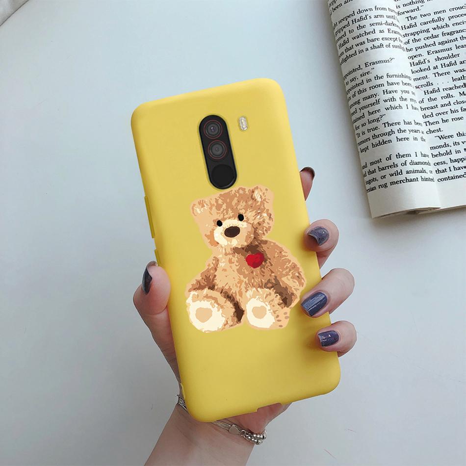 For Xiaomi Pocophone F1 Case Cute Cactus Soft TPU Silicone Back Cover For Pocophone F1 F 1 Poco F1 Phone Case Fundas Coque Shell
