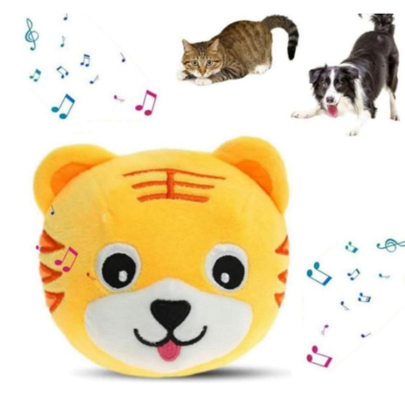 M-Modern-Electronic Pet Dog Ball Pet Bouncing Jump Balls Talking Interactive Dog Plush
