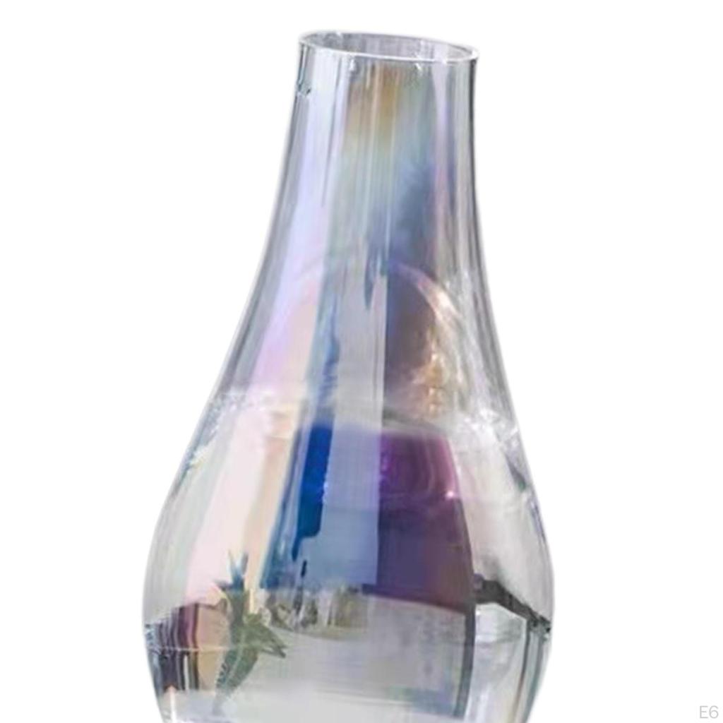 Bud Vases Glass Decor Creative Planter Pot Bottle Flower Vase Narrow Mouth