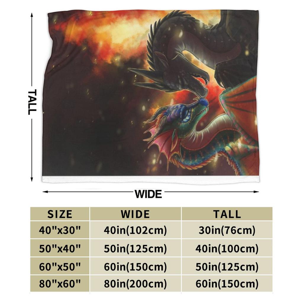 Wings Of Fire  Glorybringer Personalized Soft Gift An UltraSoft Micro Fleece Blanket