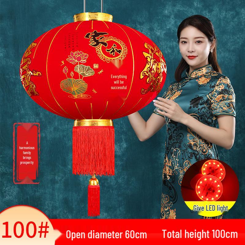 2025 Chinese New Year Large Red Lantern Decoration for Spring Festival & Housewarming, Outdoor Main Entrance.