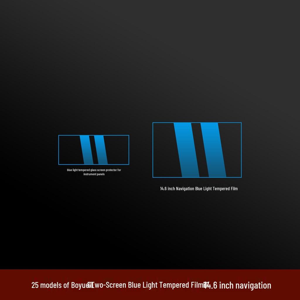 Geely Boyue L Interior Protective Film & Console Sticker Set