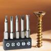 Screwdriver Bit Set 5 Pcs Special-shaped Screwdriver Set Y-Type U-shaped Triangle 3-Point Screwdriver Bit for Repair