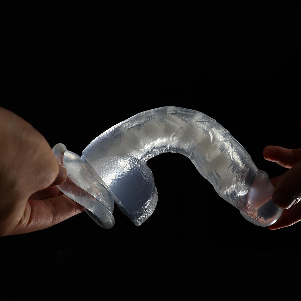 Realistic Dildos for Women Reusable Clear Dildos for G-spot Stimulation Dildos Sex Toys with Suction Cups Female Dildos