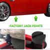 Car Lift Jack Stand Pads Support Pinch Black Rubber Slotted Floor Pad 2types Universal Rubber Jack Pad Frame Rail Adapte Tools
