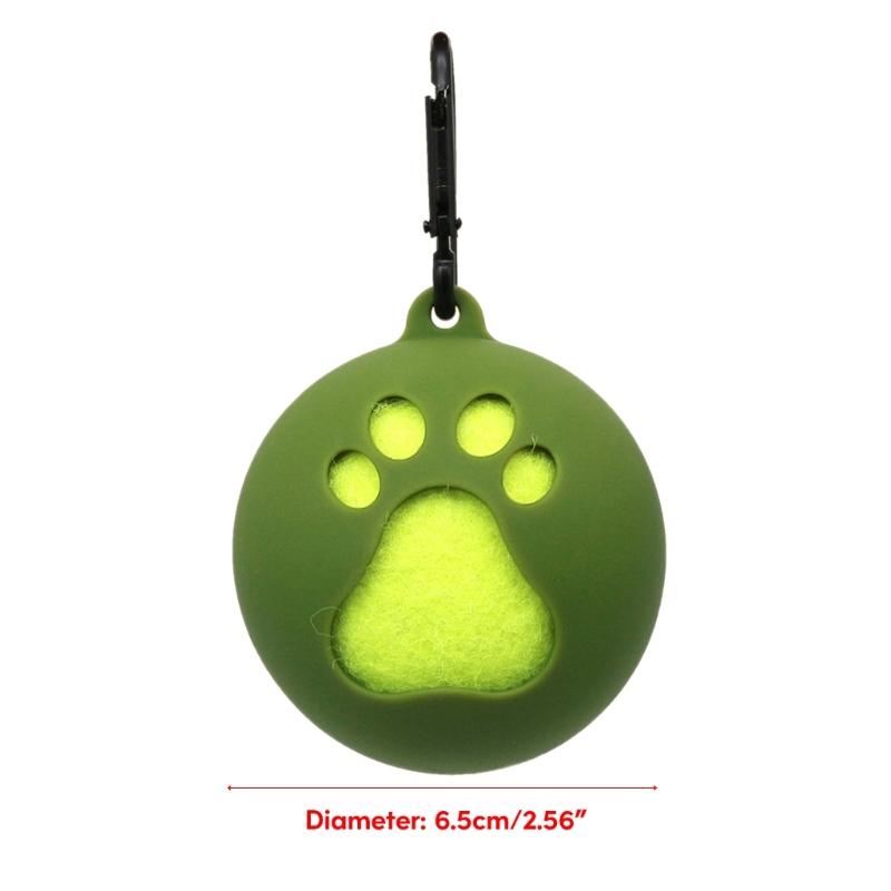 Portable Tennis Ball Holder Convenient Pet Ball Holder with Hands Free Dog Leash Attachment for Active Pets Easy Install