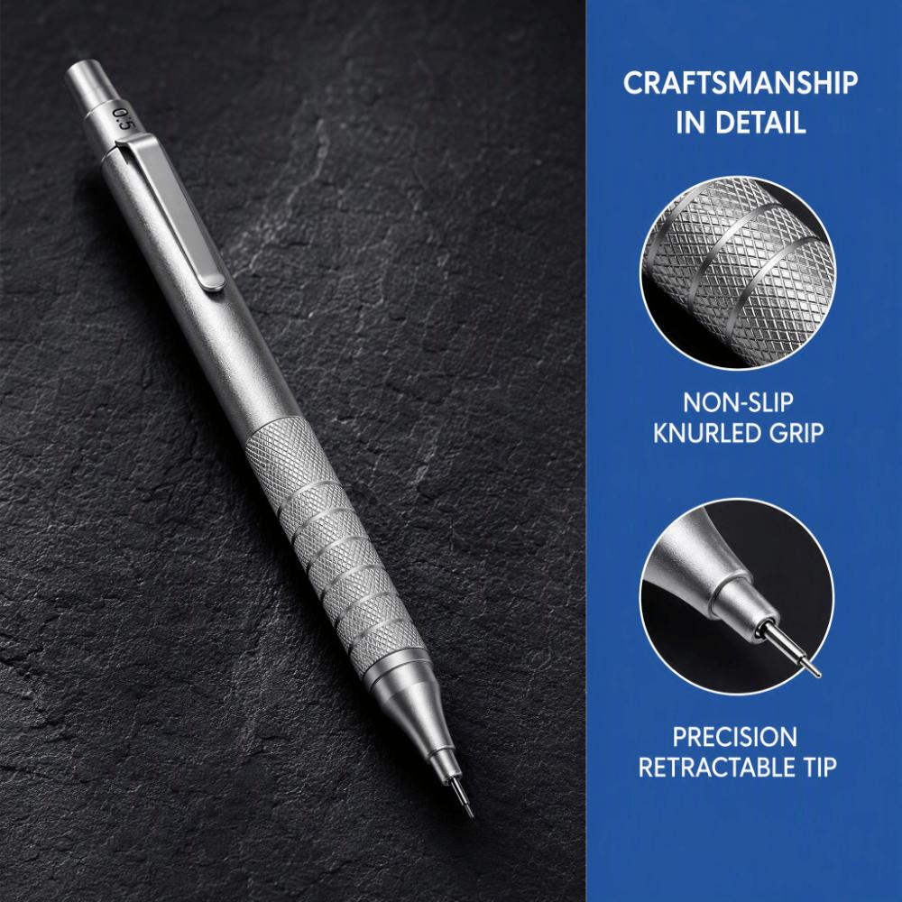 Low Center of Gravity Mechanical Pencil 0.5mm Mechanical Pencil Set Drawing Sketch Pencil  Office