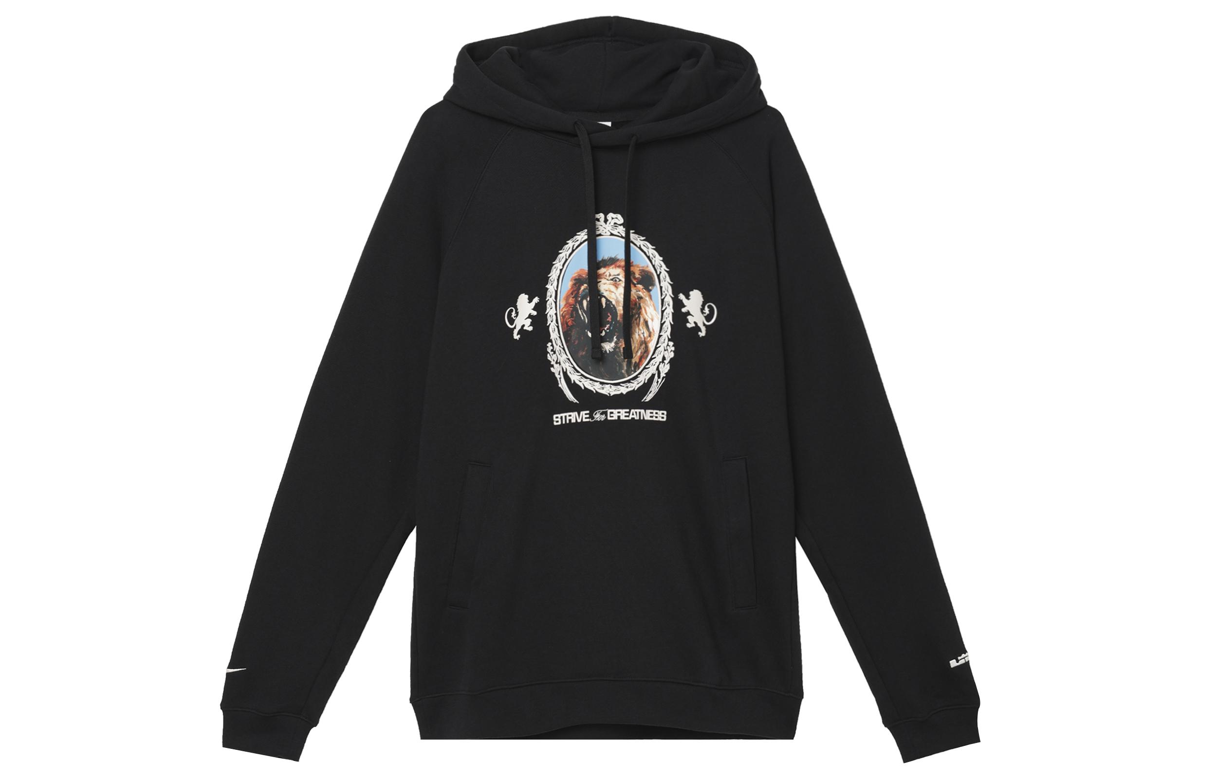 Nike Sweatshirts Men s Black Hooded Moderate Other FB7124-010 L