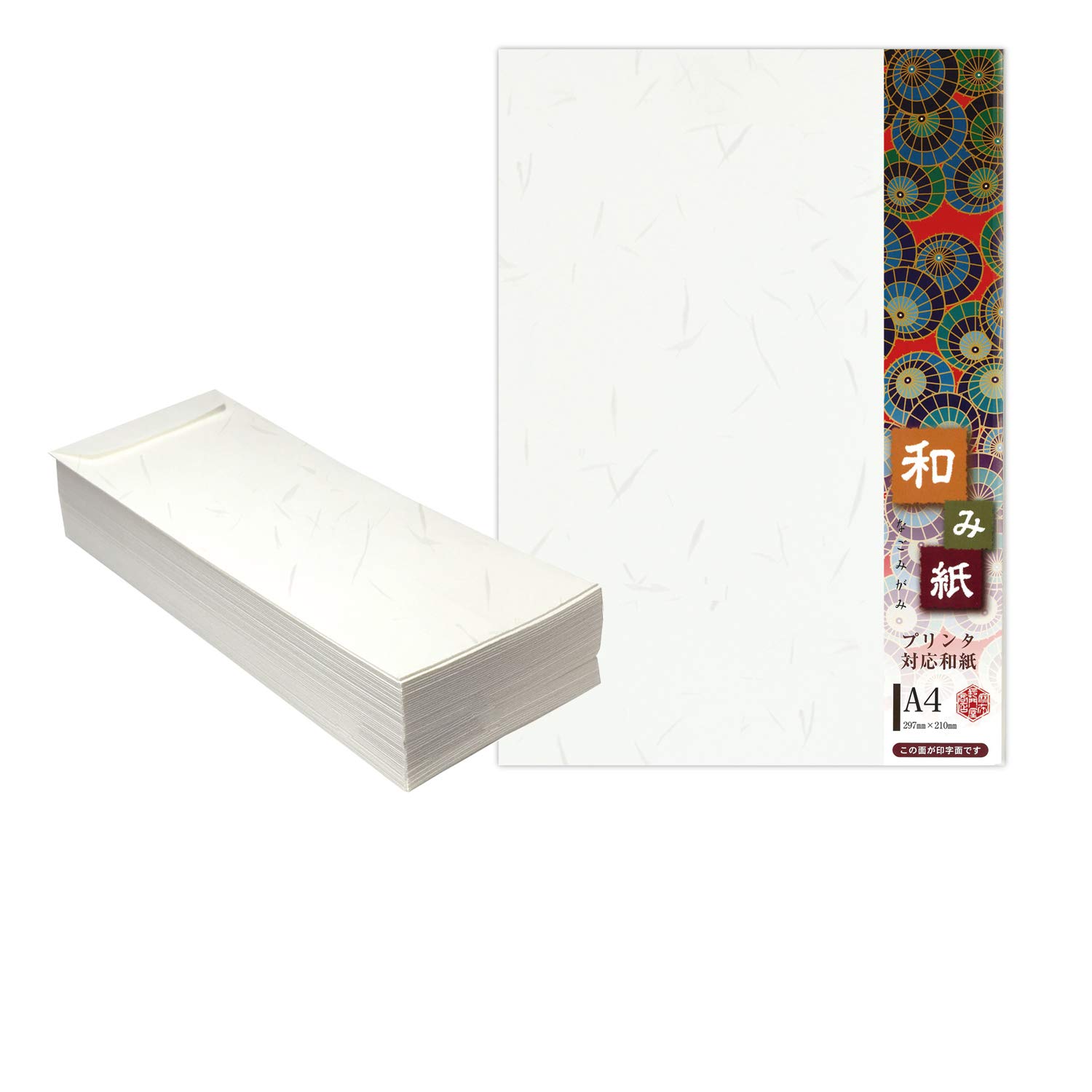 

Nagatoya Shoten Japanese Paper Tairei Japanese Paper Long 40 Envelopes 50 Sheets OA Japanese Paper A4 Size 100 Sheets Set [Nagomi-gami] Naf-651