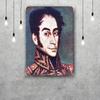 Simon Bolivar Metallschilder Wanddeko Vintage Blechschilder Captain Metallposter Dekor für Bar Kneipe Club Wanddekoration