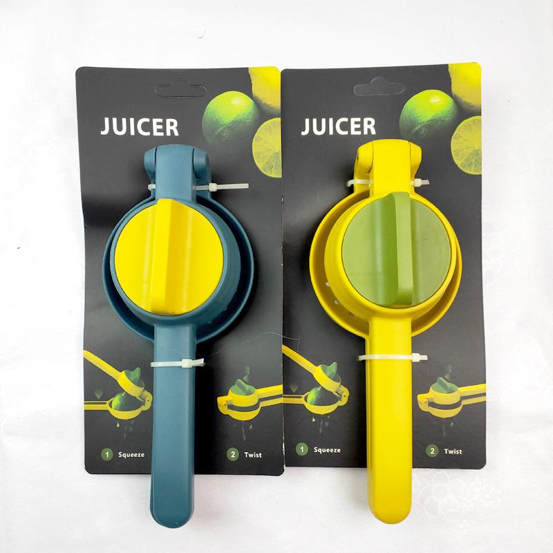 Nuevo exprimidor manual de limón con prensa rotatoria, mini exprimidor portátil para el hogar, exprimidor simple