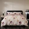 2026 Eco-Friendly Pure Cotton Floral 4-Piece Set - Brushed Digital Print