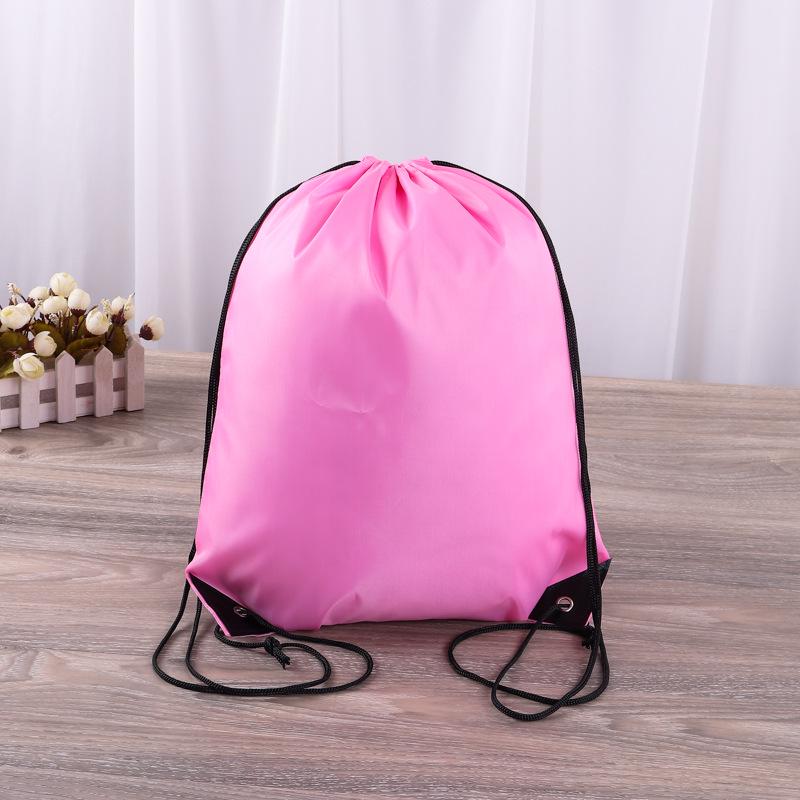 Custom Polyester Waterproof Double Drawstring Backpack with Logo