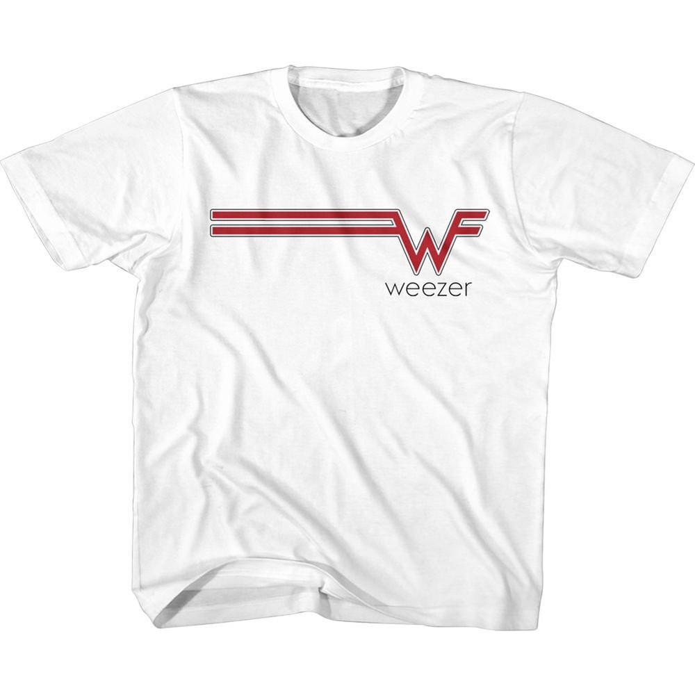 Kids Weezer W Streak White Alternative Rock Music Band Shirt XXL