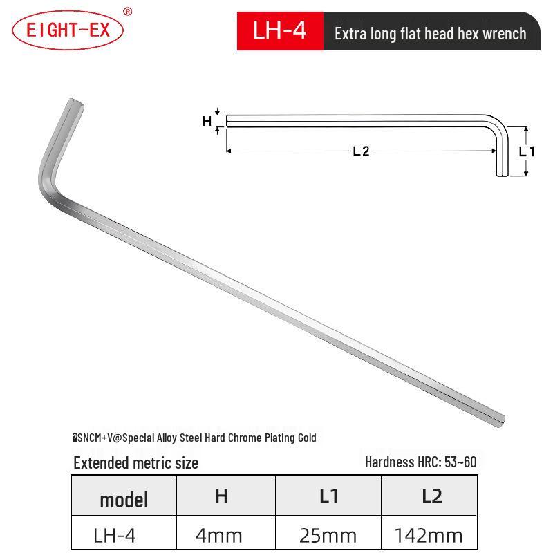 EIGHT Japan LH-8 Multi-functional Inner Hex Wrench (6-Point Hex)