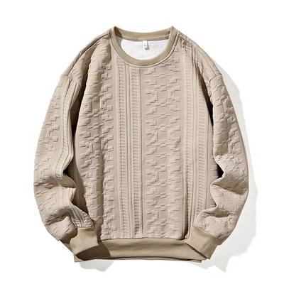 New Style Men's Sweatshirt for The New Spring and Autumn, Casual and Versatile Young Handsome Long-sleeved T-shirt Round Neck Pullover