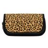 Pencil Pouch Multi Compartment 300D Polyester Zipper Closure with Two Large Sections for Pens Pencils Ruler Earphones for Students