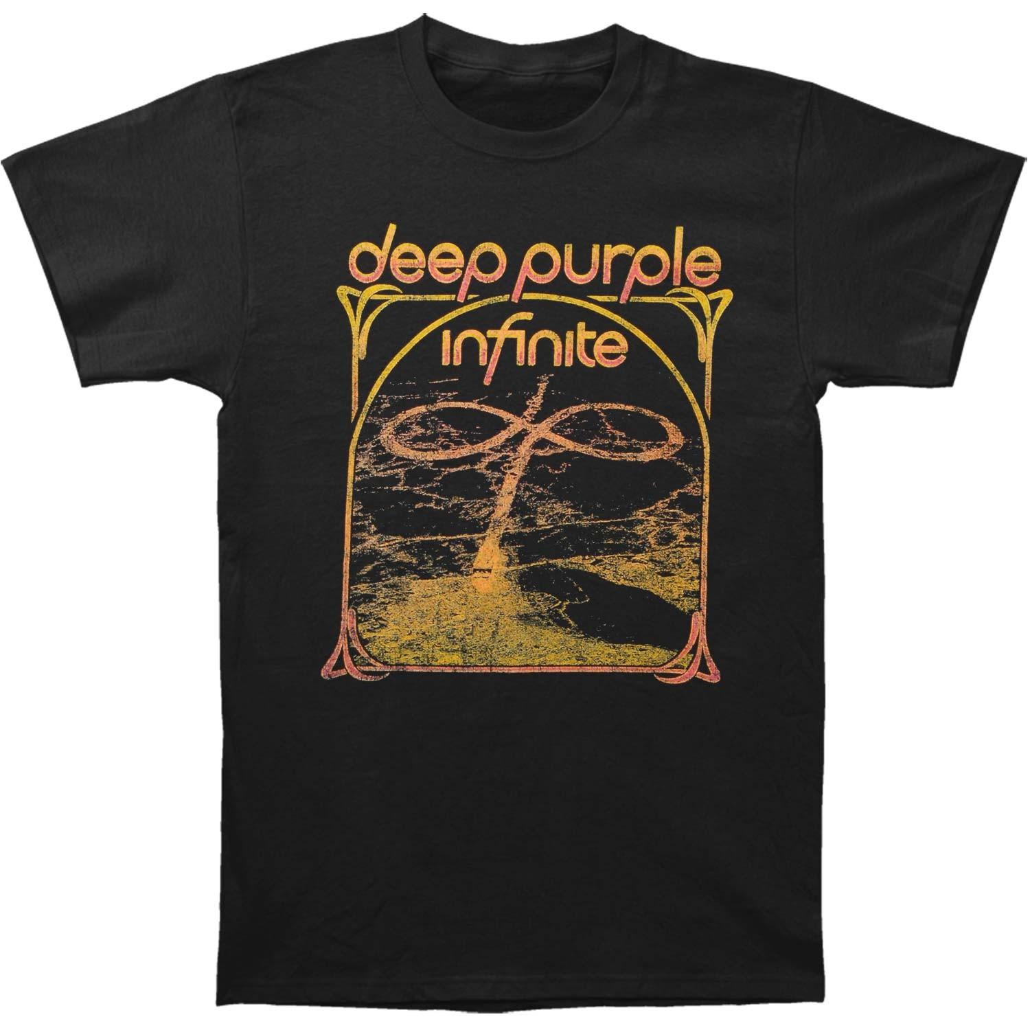 Men s Deep Purple Icebreaker Trip T-shirt Medium Black XL