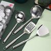 Kitchen Stainless Steel Kitchenware Four Piece Set, Thickened Spatula, Soup Spoon, Outdoor Kitchenware