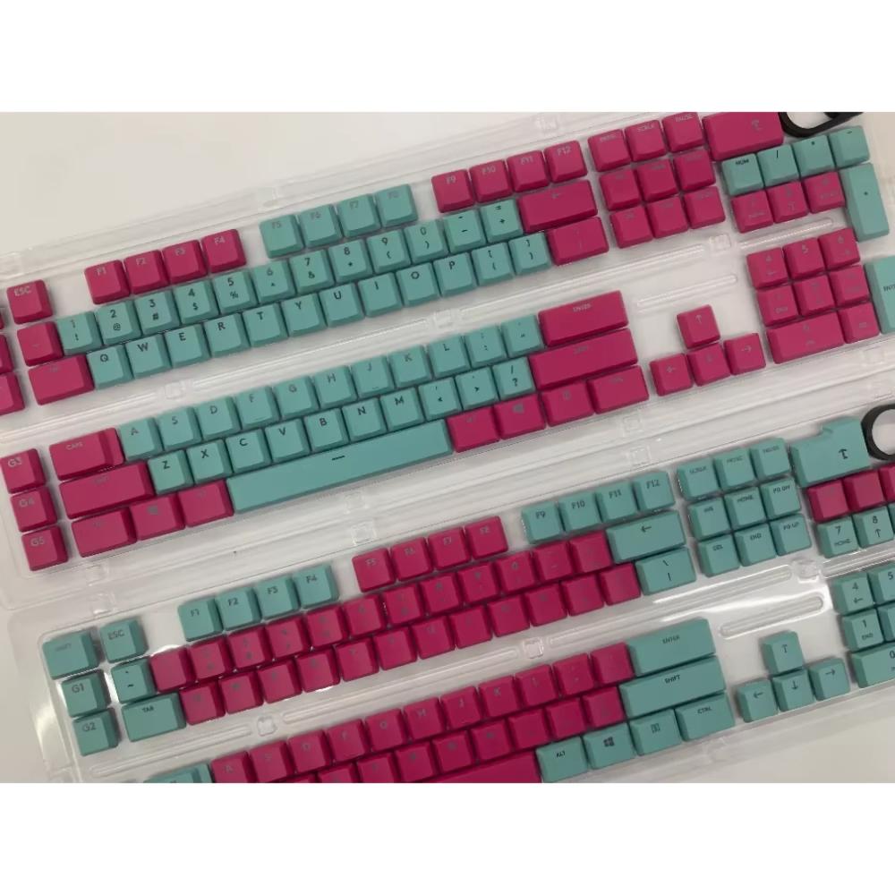 Replacement Keycaps for Logitech Mechanical Keyboard, Replacement Parts, Black and White, G815, 813, G915, 913, TKL