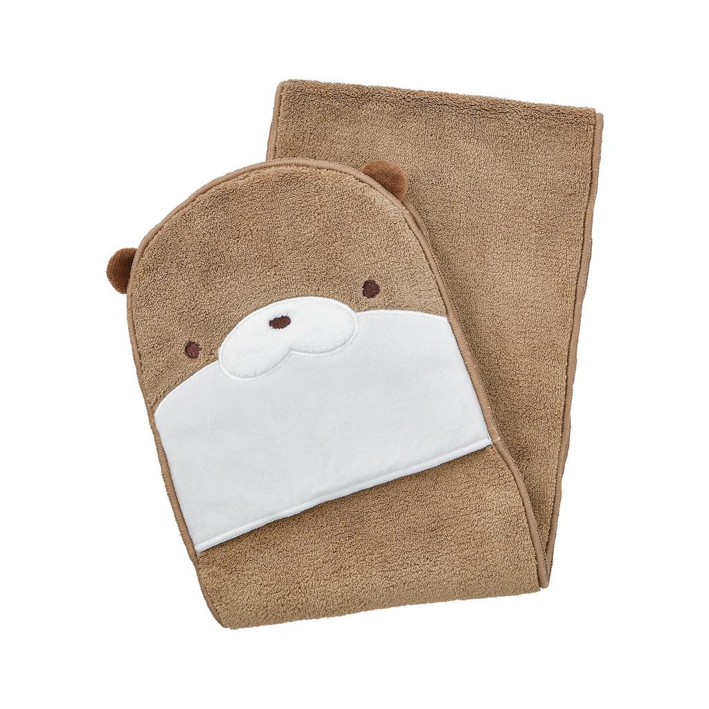 Live Heart Animal Otter Design Towel, (110cm Long), Absorbent, Quick-Drying, Soft, 17815-32