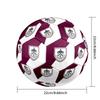 Burnley FootballPrinted Size 5 Soccer Ball, Anti Slip Adult Match Football Souvenir for Football Fans