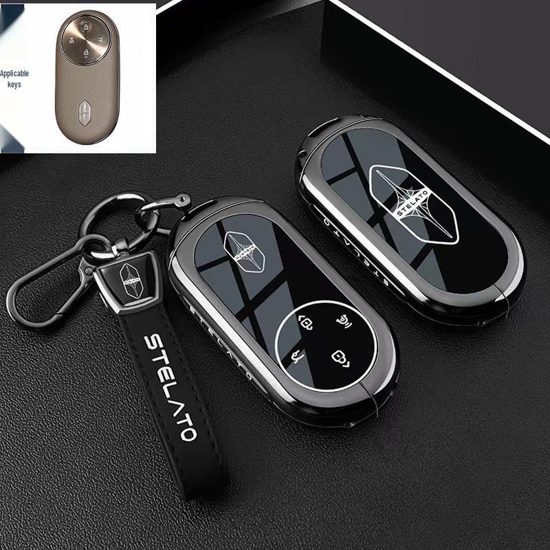 Anwendbare STELATO Enjoy S9T Schlüsseltasche für Modell 25/26/2026 - Neue S9 Fernbedienungs-Autotasche mit Schnalle.