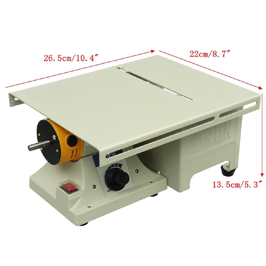350W Mini Table Bench Saw Electric Grinding Engraving Machine Jade Wood Stone Polishing For Bodhi Ivory Carving Polisher