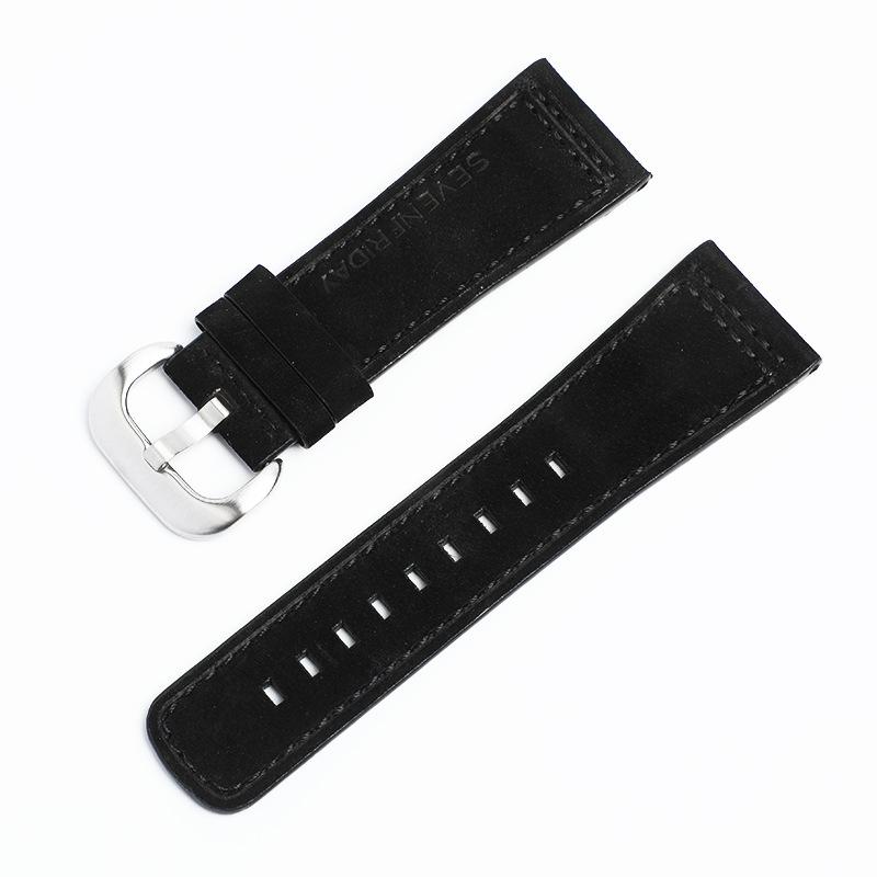 Seven Friday Cowhide Strap Adapt 28mm High Value Frosted Leather Soft Breathable Bracelet New Product 28mm