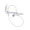 1Pc Stainless Steel Round Arch Wire Shaft Lock Pin With Anti-Lost Rope Coupler Pins Retainer For Farm Trailer Wagon Lawn Garden