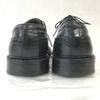 Sears USA 70s Vintage Easy Flex Leather Long Wingtip 9.5D 27.0-27.5 Black Dress Shoes(USED)