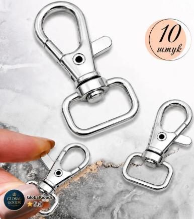 Alloy Fish Mouth Keychain Clip for Bag and Luggage Accessories