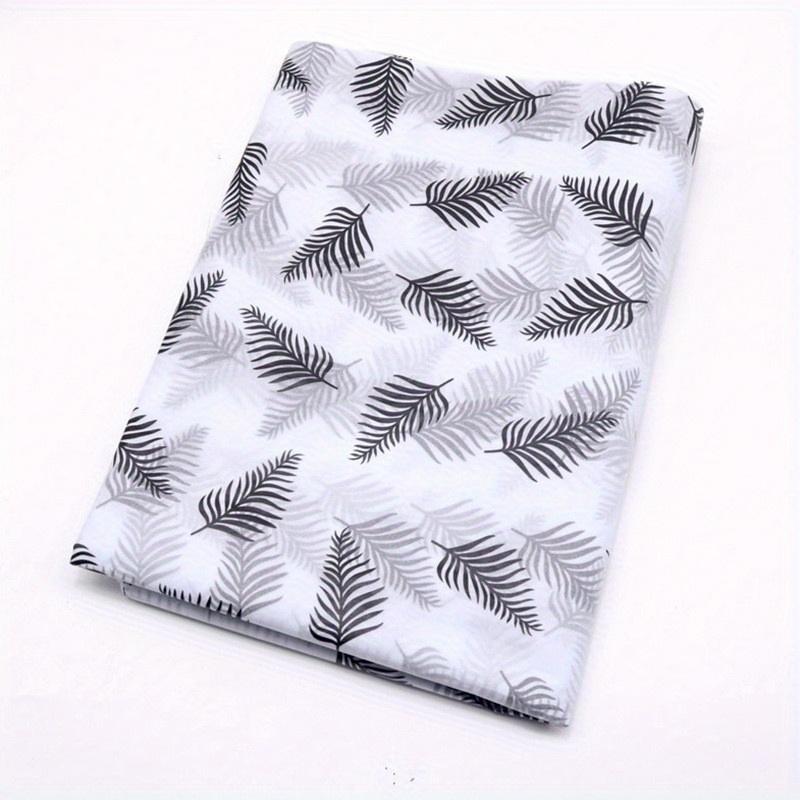 1set/ 50pcs Black Leaf Snow Pear Paper, Black Flower Copy Paper; Used for Gift Packaging, Flower Packaging, Holiday Decoration