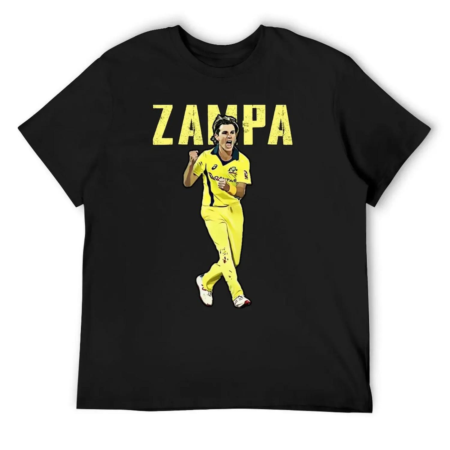 

Adam Zampa - Spin Bowler - Australia Cricket Player - T20 World Cup Cricket T-Shirt plain mens funny t shirts XXXXXL чорний