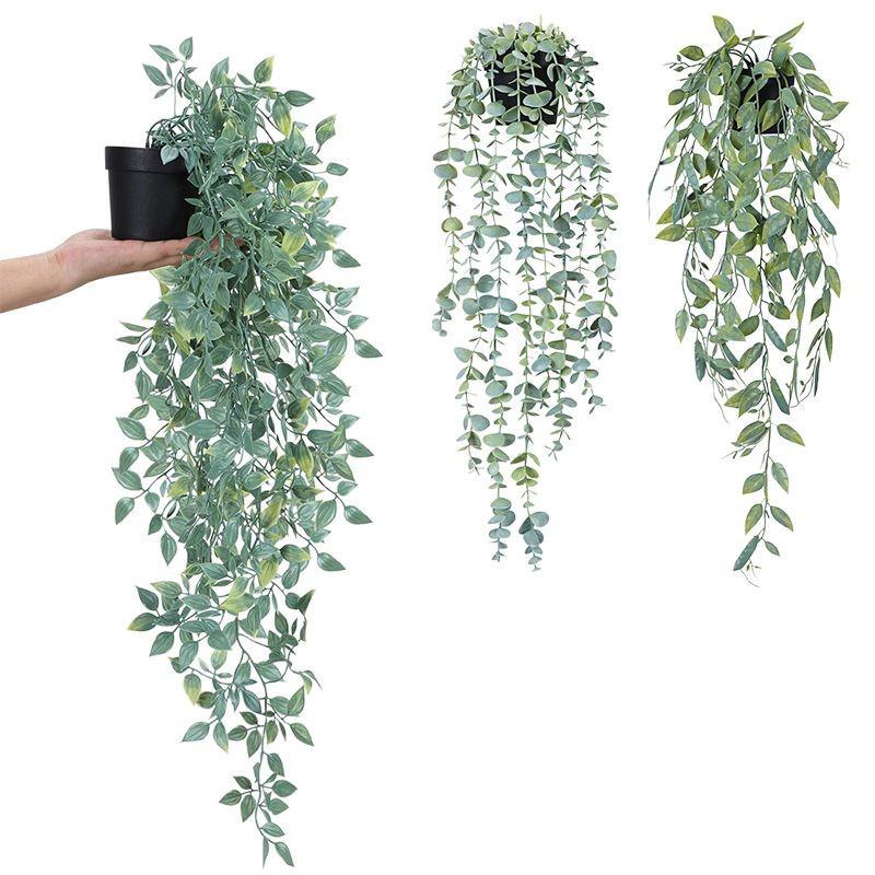 Artificial Green Eucalyptus Vine Hanging Mandala Home Decoration