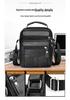 Genuine Leather Men's Single Shoulder Bag - 2025 Fashion Crossbody with High-End Cowhide Feel