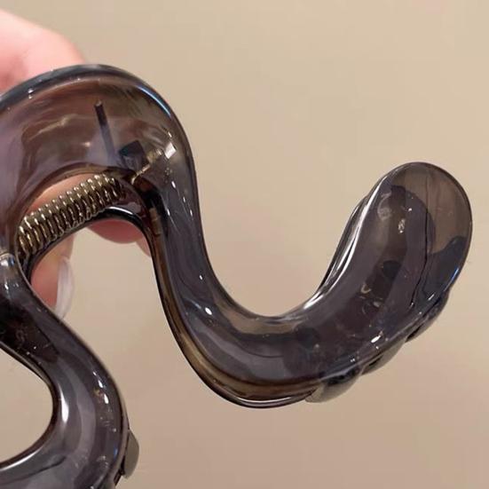 Damen Haarklammer Geometrische Form Anti-Rutsch-Zähne Haarspange Dusch-Hinterkopf-Haarspange Haaraccessoires