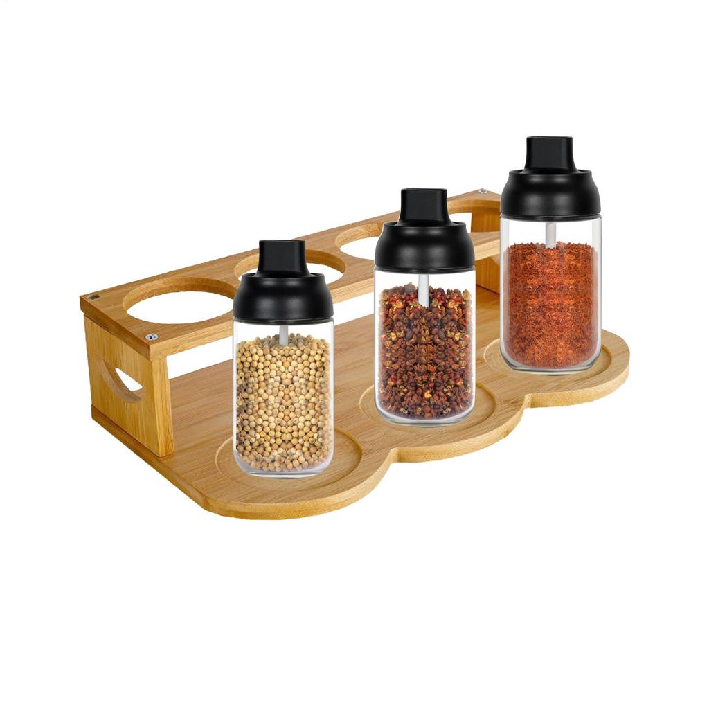 Seasoning Holder High Load-Bearing Capacity Kitchen Storage Stand Condiment Jar Stand For Oil Sauce Vinegar Bottle Home Cafe