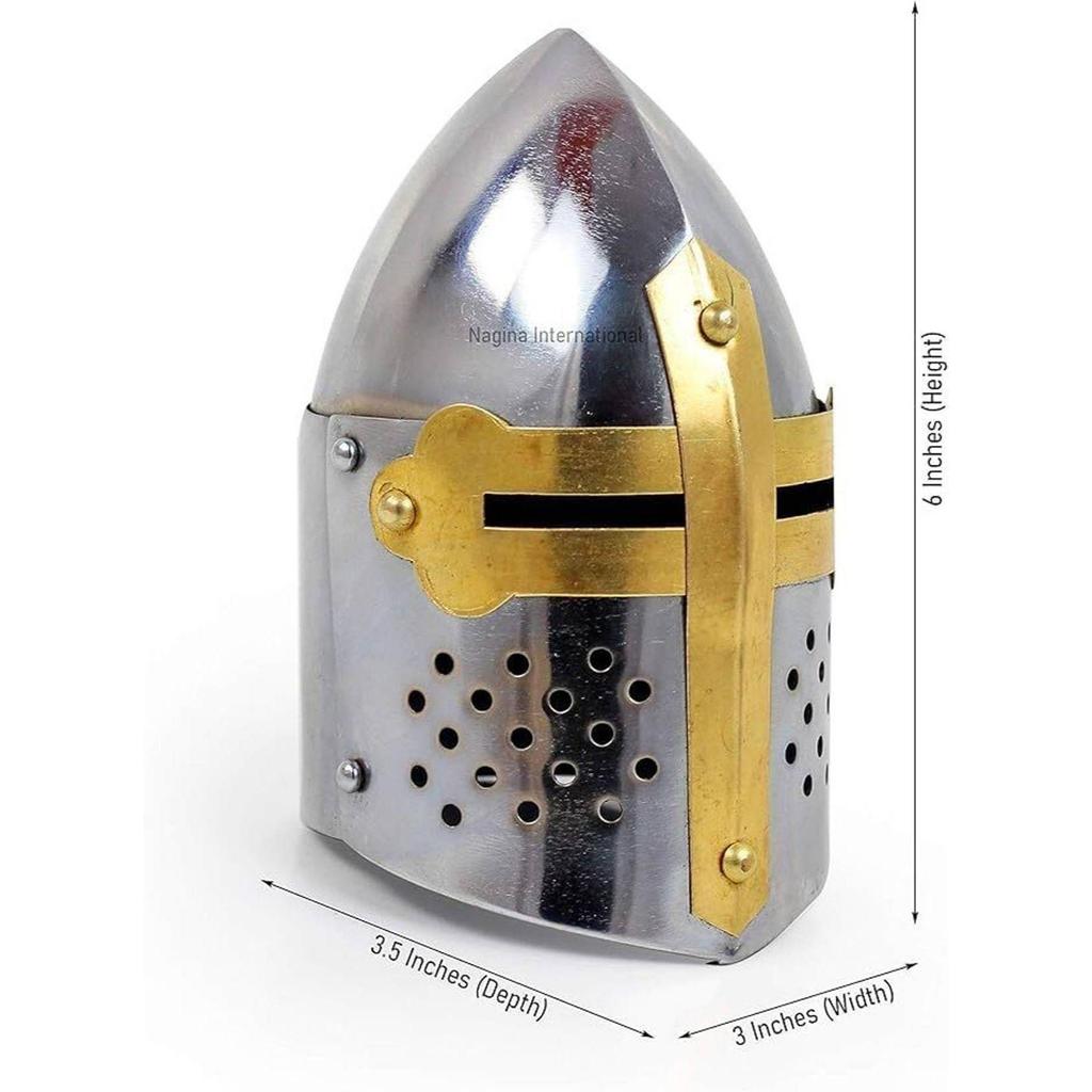 India Decorative Showpiece - 15 Cm  (Steel, Silver)