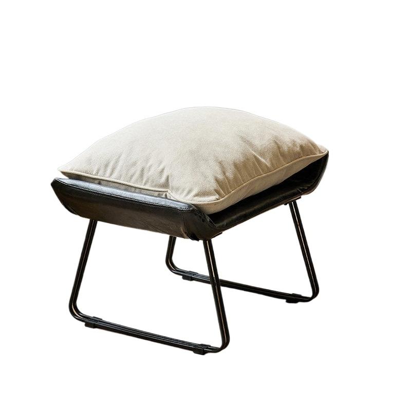 Modern Minimalist Footstool, Multifunctional Soft Cushioned Ottoman for Room Sofa, Recliner & Entryway, Versatile Storage Bench