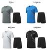 Men's Quick-Dry Breathable Summer Sports Set - Casual Running T-Shirt & Shorts