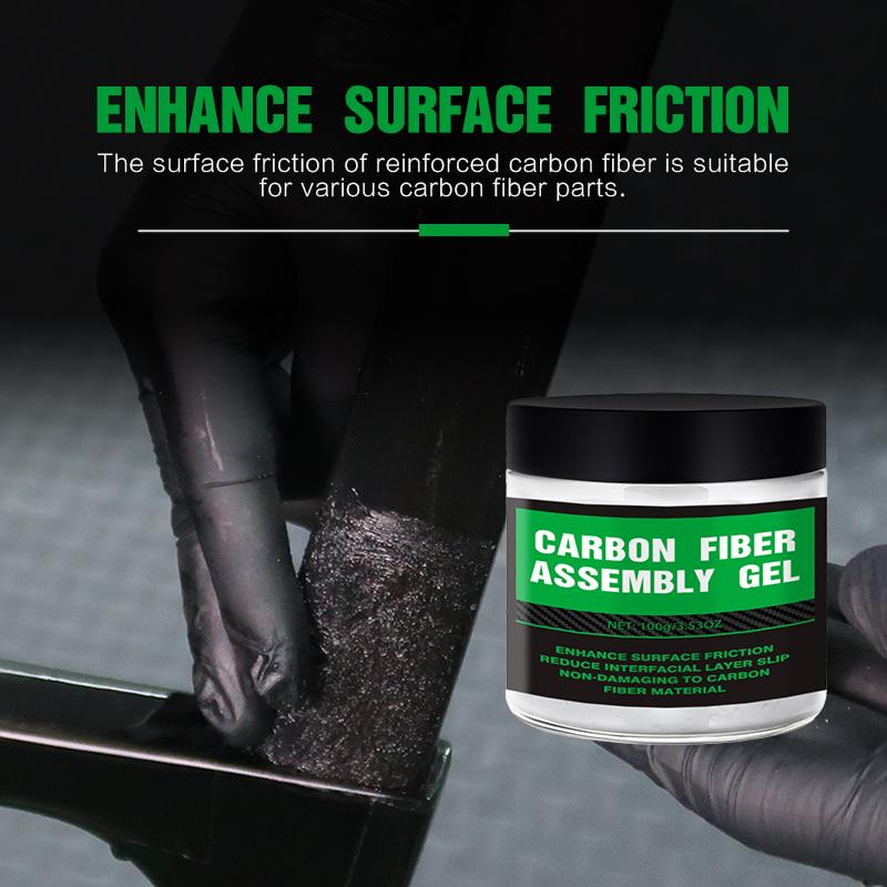 100g Carbon Fiber Bicycle Grease Anti Slip Bicycle Grease Bicycle Anti-Slip Lube Bicycle Assembly Grease for Seat handlebars