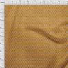oneOone Cotton Cambric Dark Mustard Fabric Animal  Quilting Supplies Print Sewing Fabric By The Yard 42 Inch